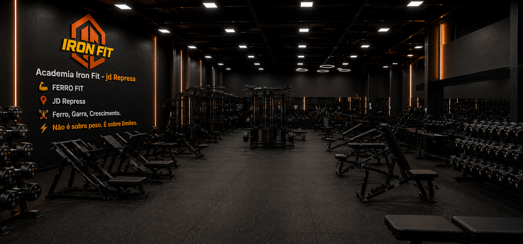 Fachada da Academia Iron Fit